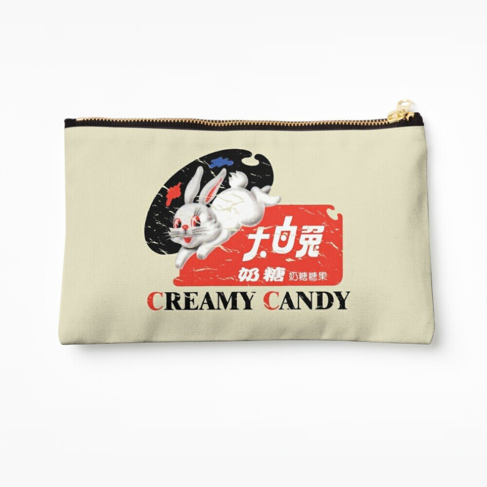Whibos White Makeup Bag Rabbit Creamy Candy Vintage Cosmetic Organizer Tyvek Paper Bags Zipper Pouch