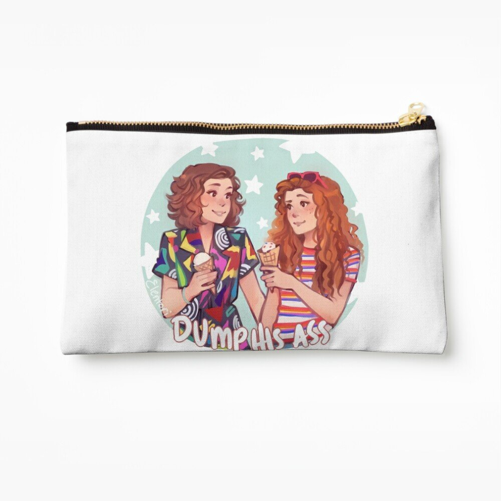 Whibos Makeup Bag Dump His Ass Cosmetic Organizer Tyvek Paper Bags Zipper Pouch