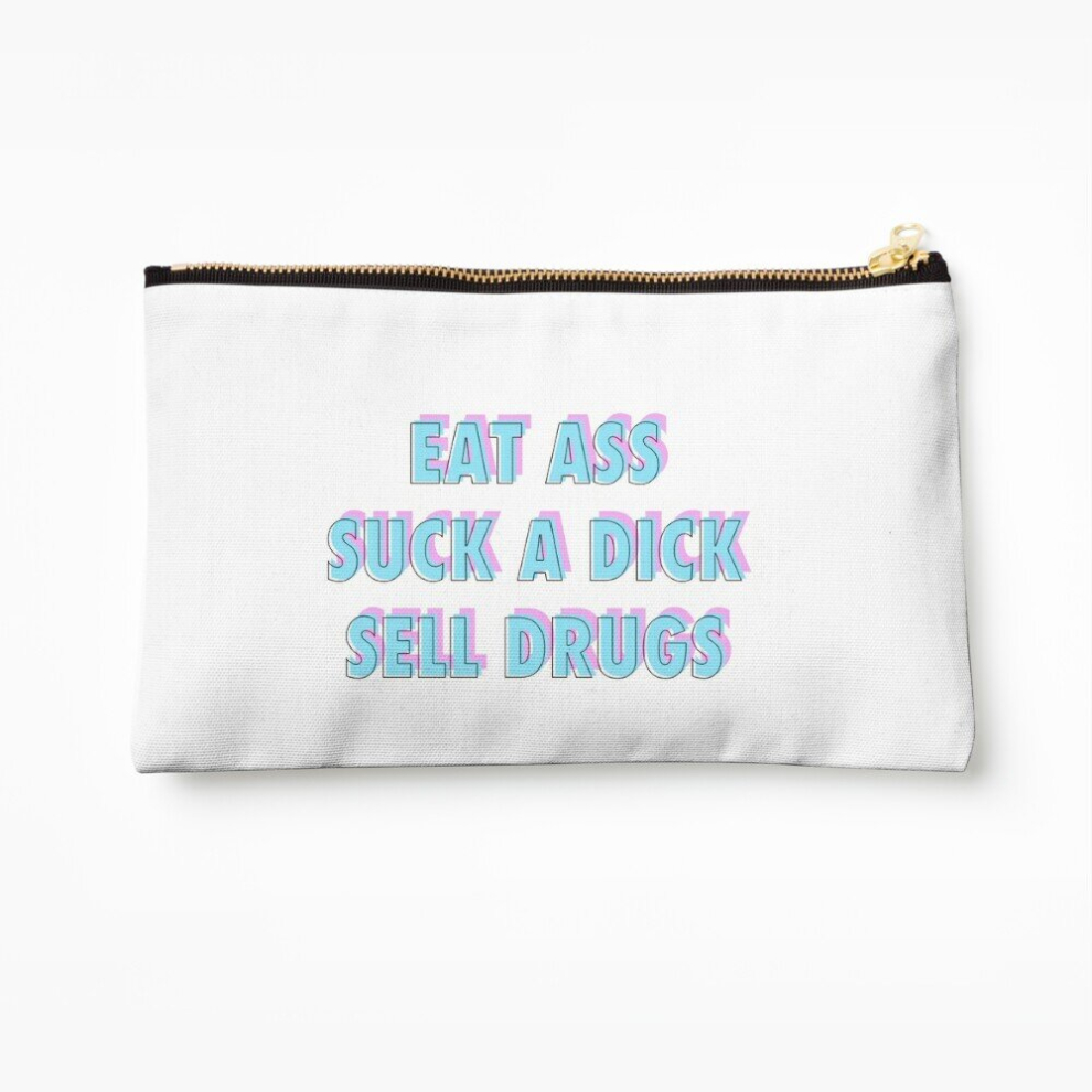 Whibos Makeup Bag John Mulaney Quote Cosmetic Organizer Tyvek Paper Bags Zipper Pouch