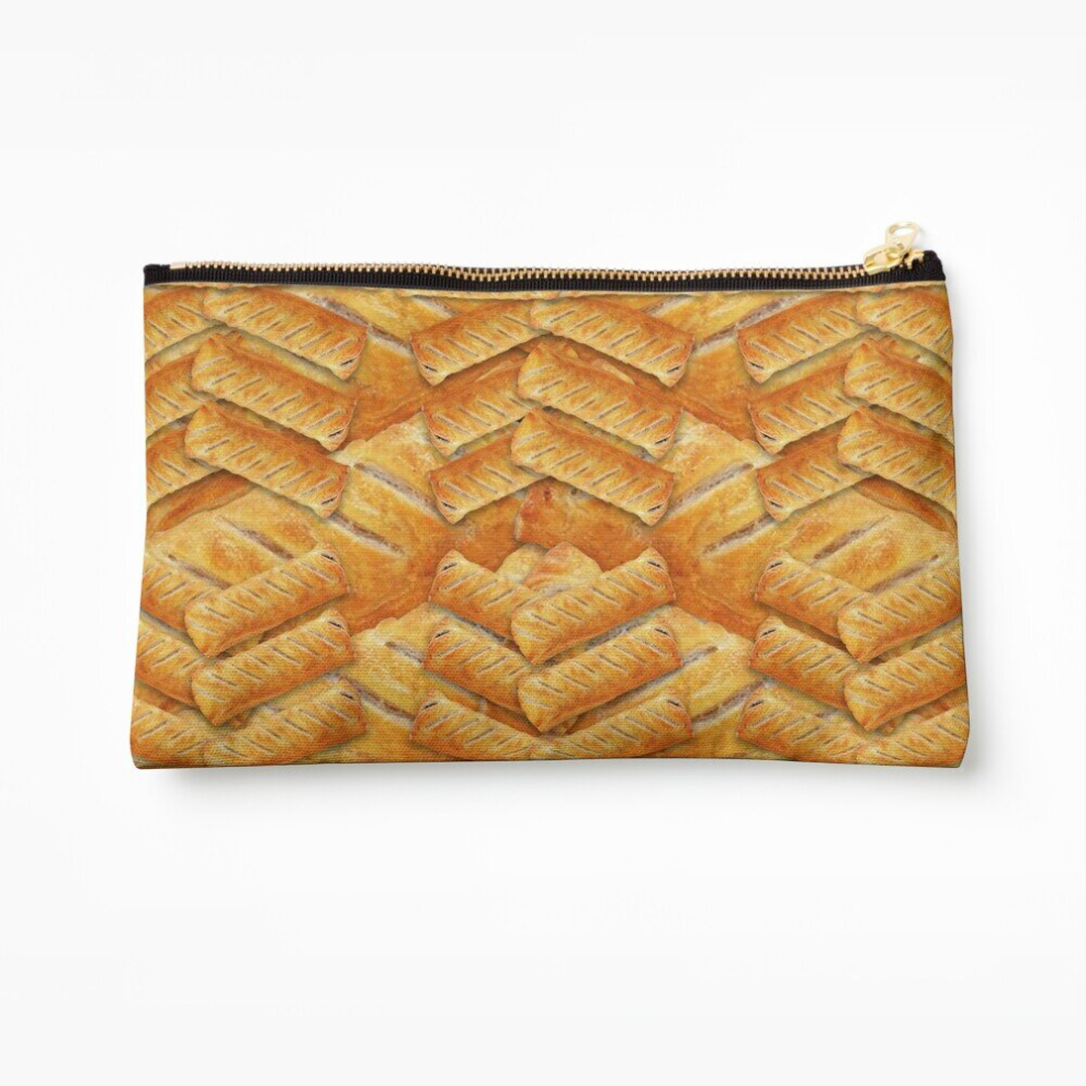 Whibos Makeup Bag Best Seller - Greggs Sausage Rolls Style T-Shirts Cosmetic Organizer Tyvek Paper Bags Zipper Pouch