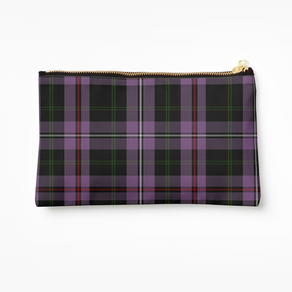 Whibos Makeup Bag Chapman Clan Surname Last Name Scottish Tartan Cosmetic Organizer Tyvek Paper Bags Zipper Pouch