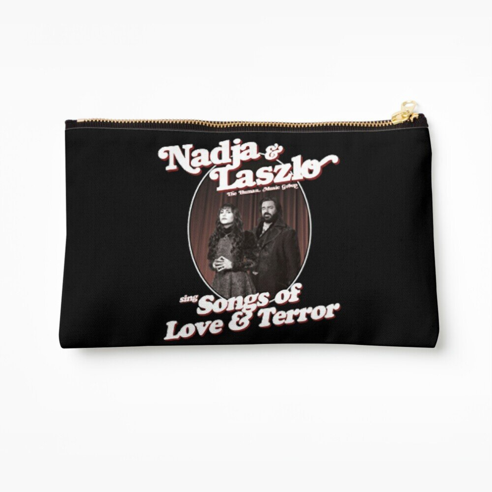 Whibos Makeup Bag Nadja And Laszlo The Human Music Group Sing Songs Of Love And Terror Cosmetic Organizer Tyvek Paper Bags Zipper Pouch