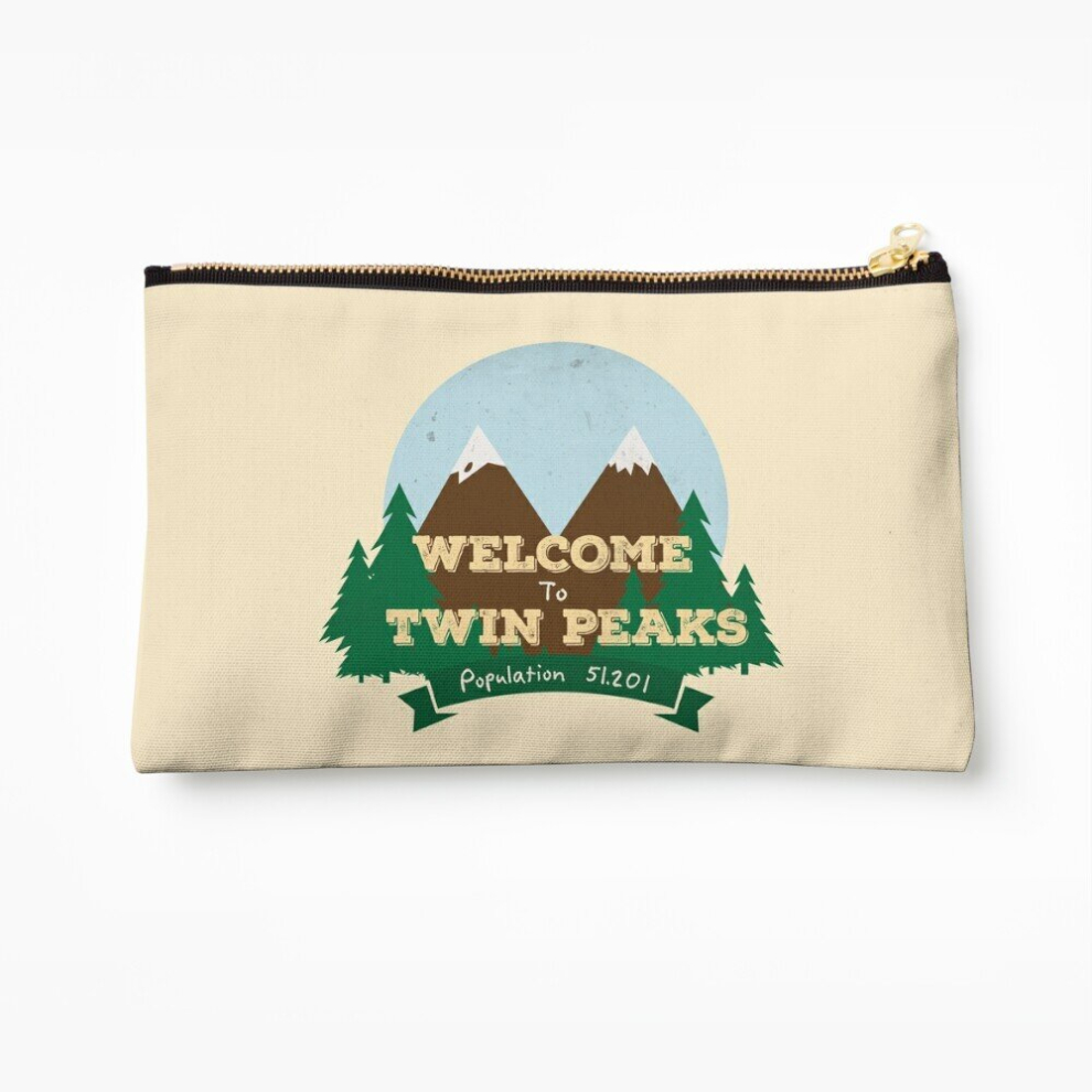 Whibos Makeup Bag Welcome To Twin Peaks Cosmetic Organizer Tyvek Paper Bags Zipper Pouch