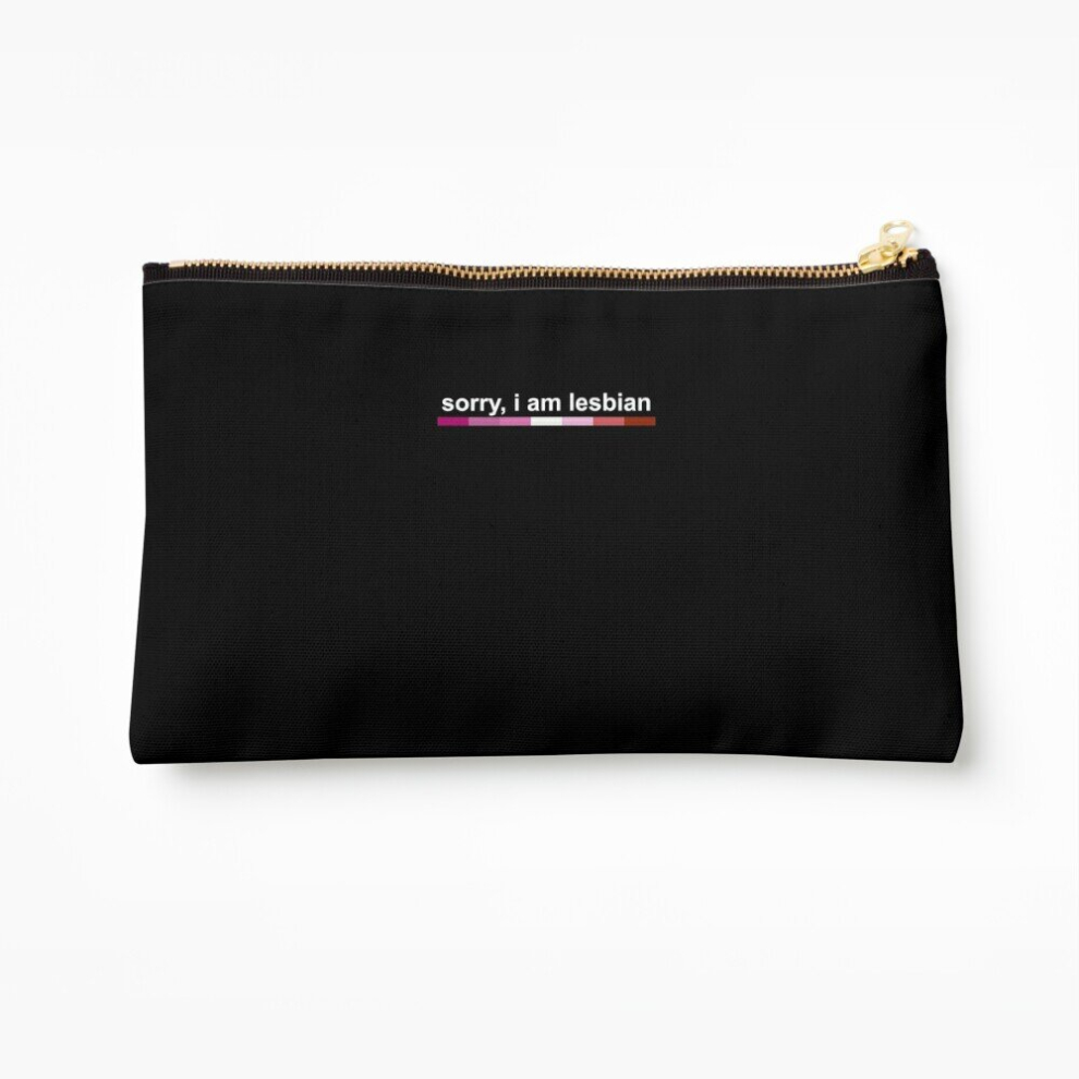 Whibos Makeup Bag Sorry I Am Lesbian Cosmetic Organizer Tyvek Paper Bags Zipper Pouch