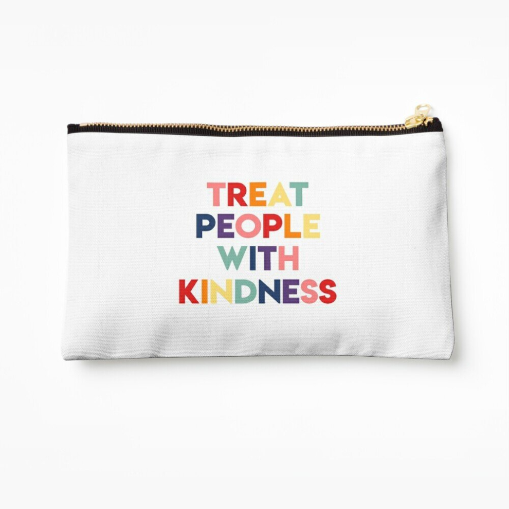 Whibos Makeup Bag Rainbow Tpwk Cosmetic Organizer Tyvek Paper Bags Zipper Pouch