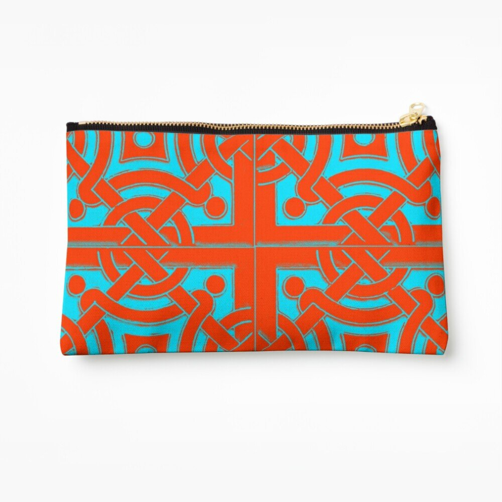 Whibos Makeup Bag Spanish Azulejo Design Cosmetic Organizer Tyvek Paper Bags Zipper Pouch