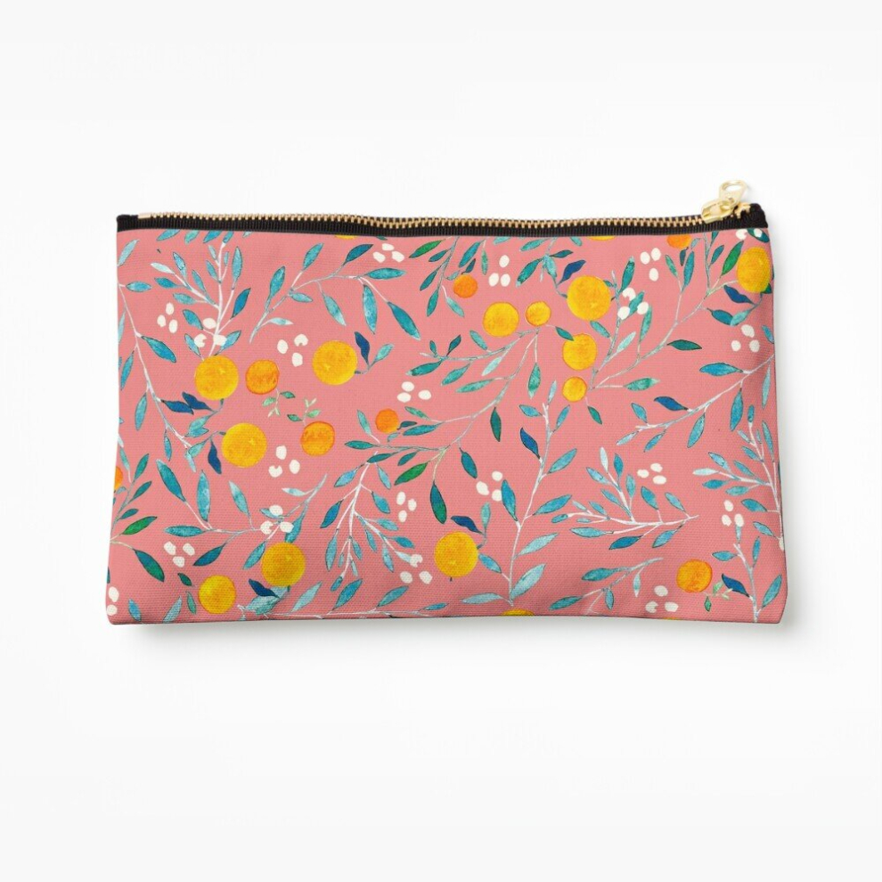 Whibos Makeup Bag Blorange Cosmetic Organizer Tyvek Paper Bags Zipper Pouch
