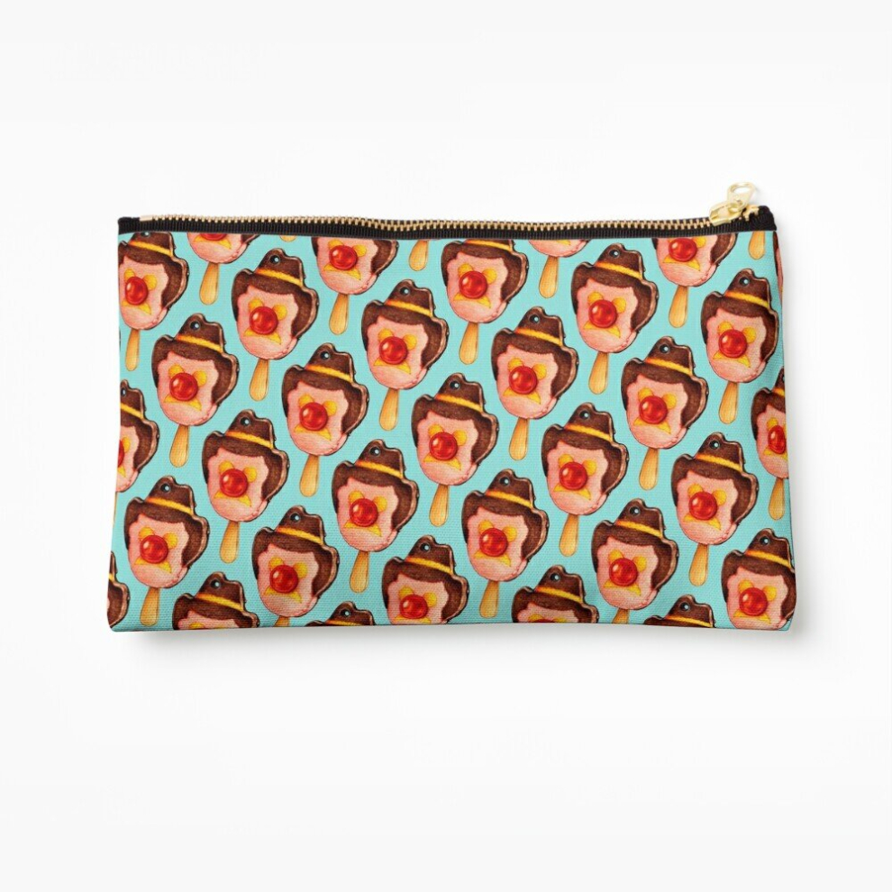 Whibos Makeup Bag Bubble O' Bill Pattern Cosmetic Organizer Tyvek Paper Bags Zipper Pouch
