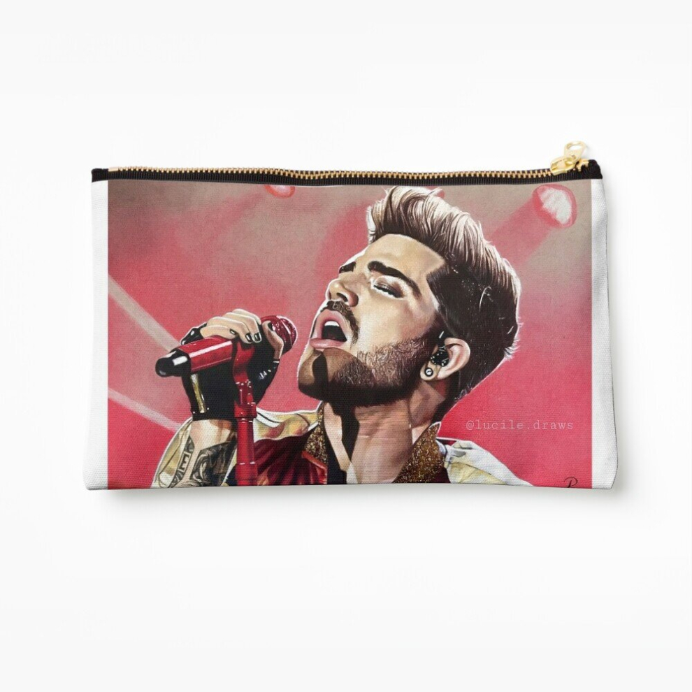 Whibos Makeup Bag Adam Lambert Drawing Cosmetic Organizer Tyvek Paper Bags Zipper Pouch