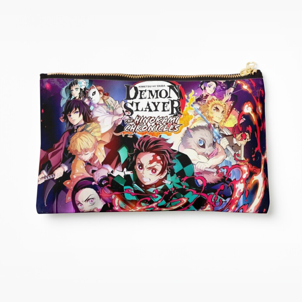 Whibos Makeup Bag Demon Poster Cosmetic Organizer Tyvek Paper Bags Zipper Pouch