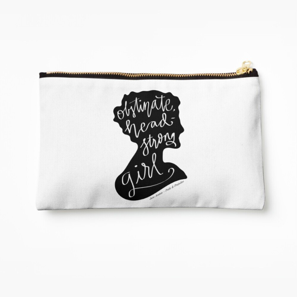Whibos Makeup Bag Pride And Prejudice Quote Cosmetic Organizer Tyvek Paper Bags Zipper Pouch