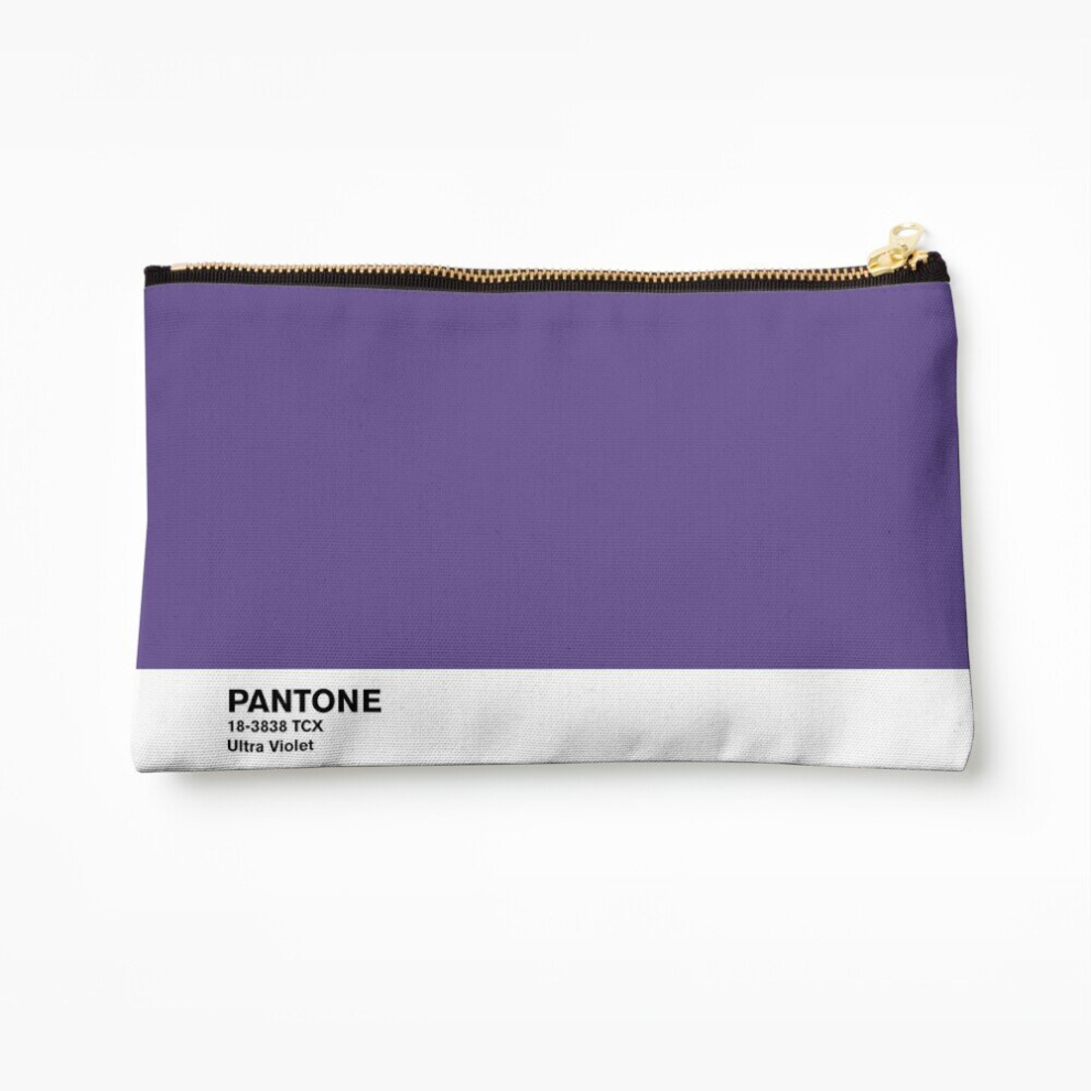 Whibos Makeup Bag Ultra Violet Pantone Cosmetic Organizer Tyvek Paper Bags Zipper Pouch