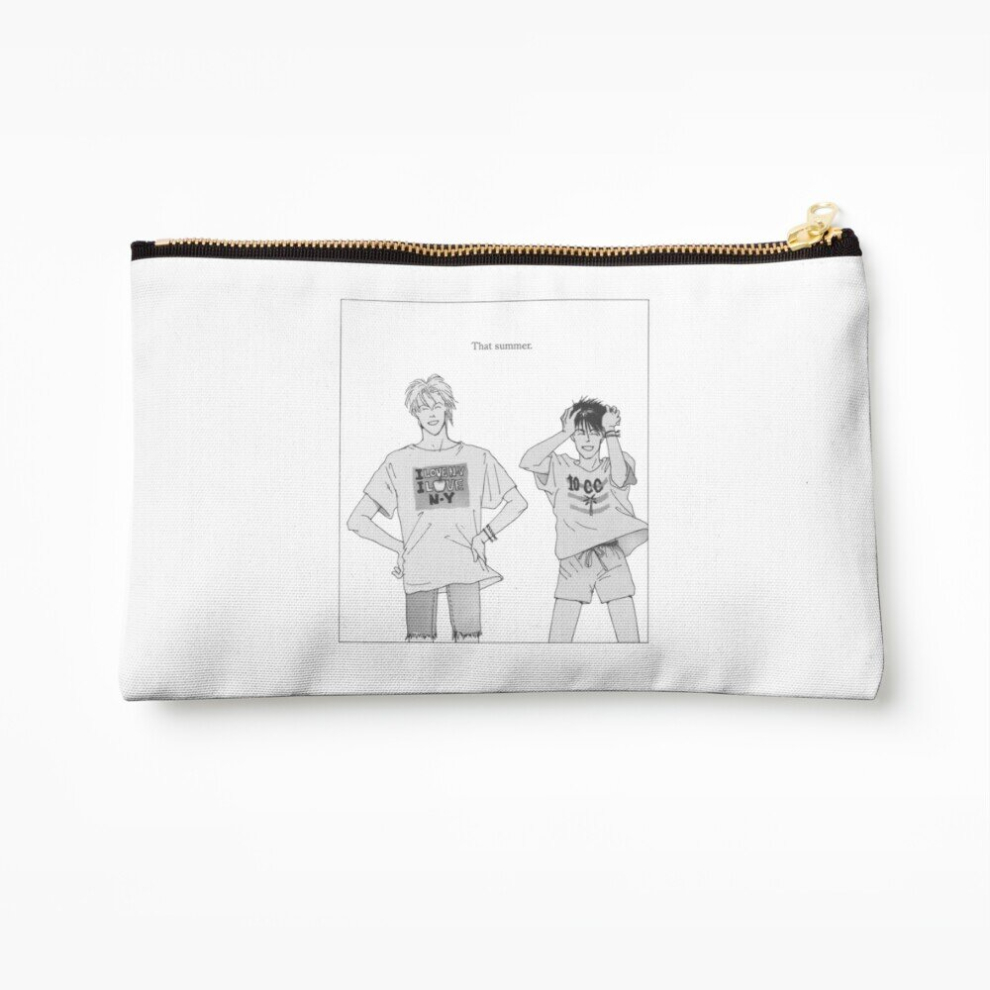 Whibos Makeup Bag Banana Fish Ash And Eiji Cosmetic Organizer Tyvek Paper Bags Zipper Pouch