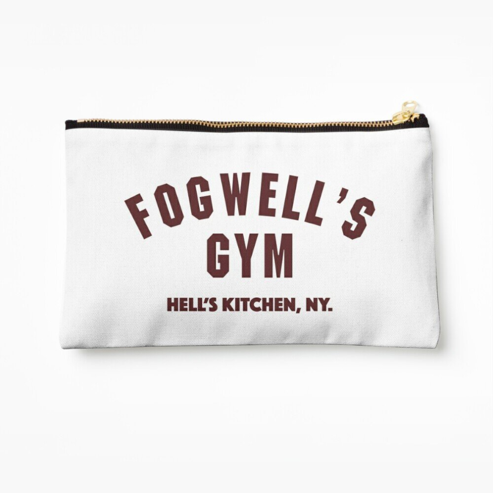 Whibos Makeup Bag Fogwell's Gym, Hell's Kitchen Cosmetic Organizer Tyvek Paper Bags Zipper Pouch