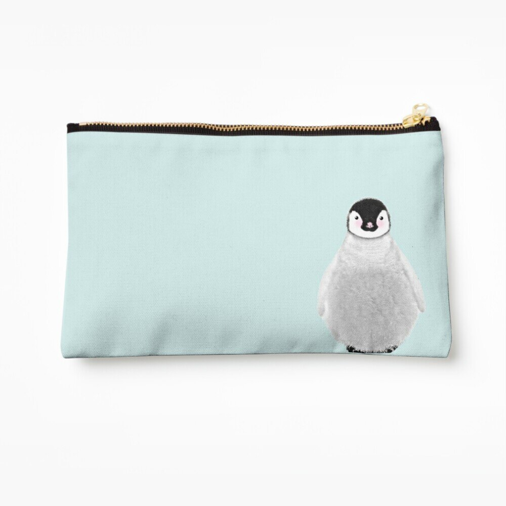 Whibos Makeup Bag Penguin Cosmetic Organizer Tyvek Paper Bags Zipper Pouch