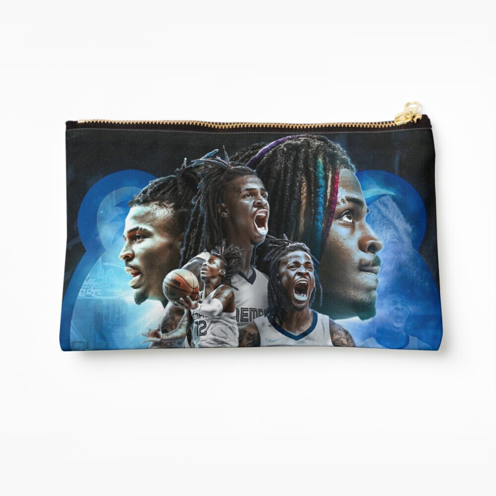 Whibos Makeup Bag Ja Morant Cosmetic Organizer Tyvek Paper Bags Zipper Pouch
