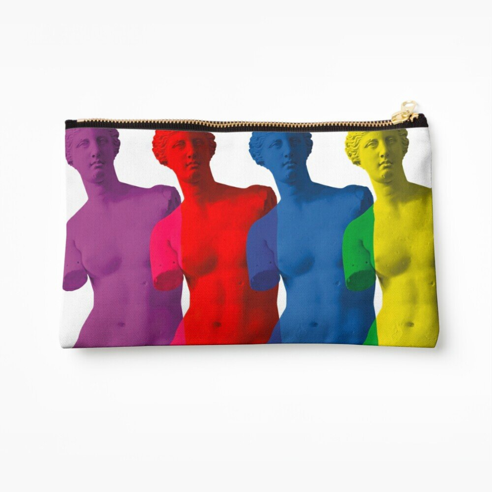 Whibos Makeup Bag Newists Gadgets Merch - Aphrodite Cosmetic Organizer Tyvek Paper Bags Zipper Pouch
