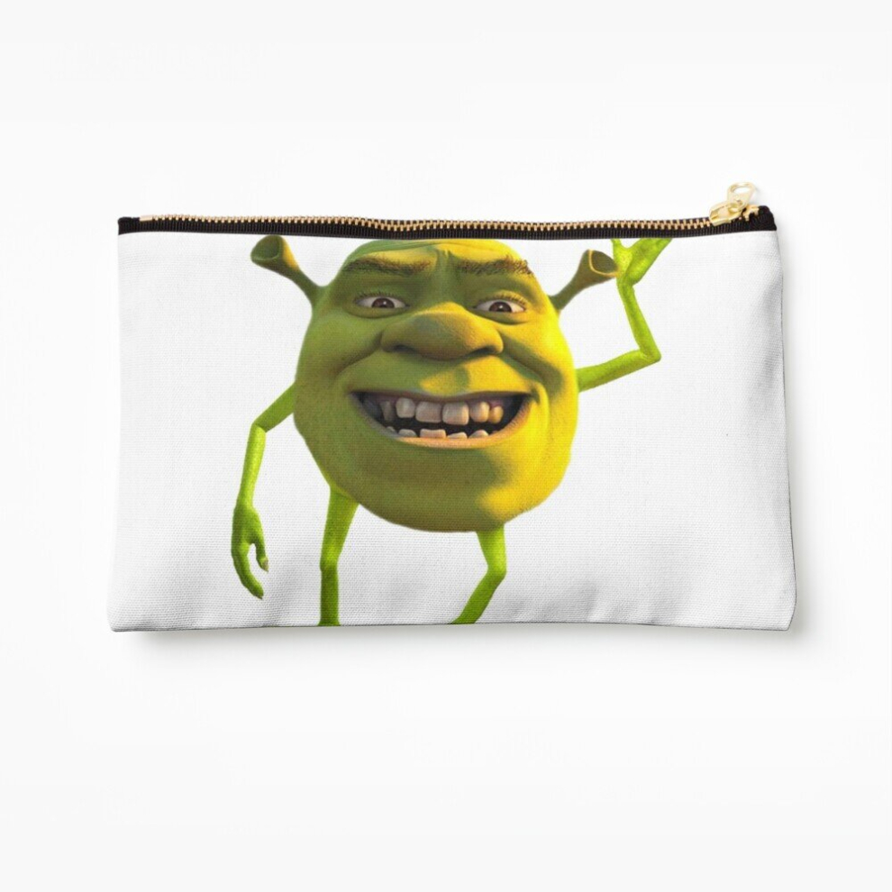 Whibos Makeup Bag Shrek Wazowski Cosmetic Organizer Tyvek Paper Bags Zipper Pouch