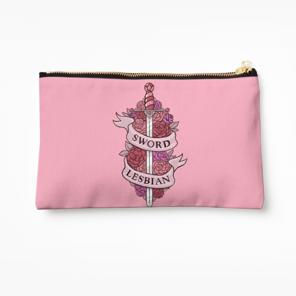 Whibos Makeup Bag Sword Lesbian Cosmetic Organizer Tyvek Paper Bags Zipper Pouch