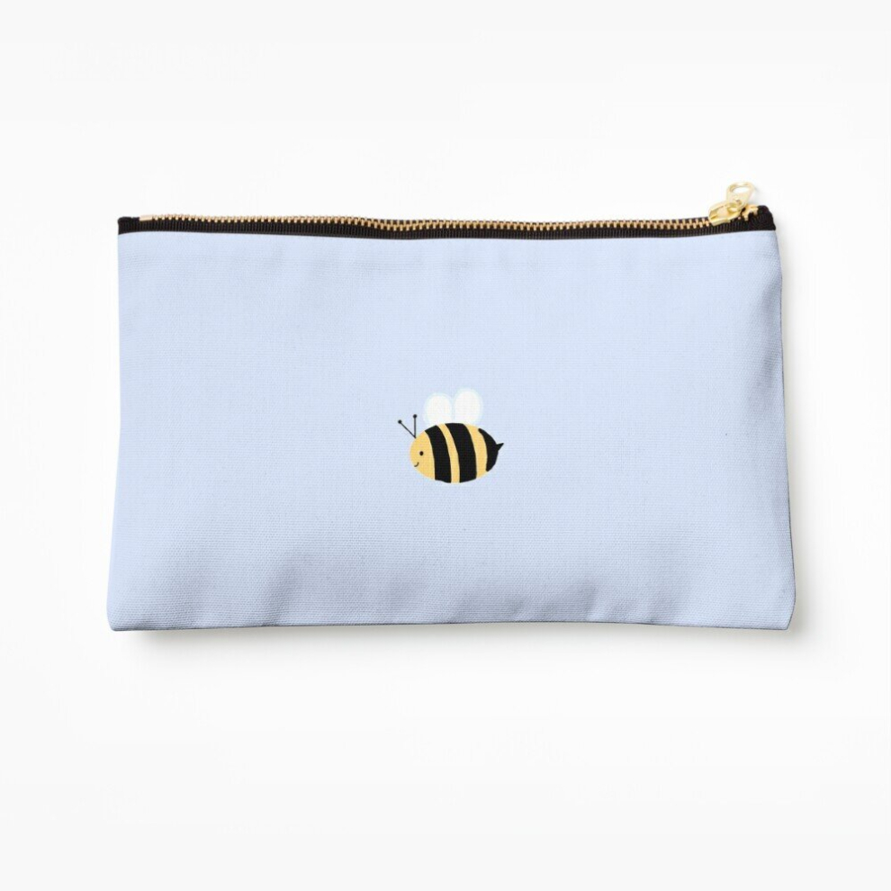 Whibos Makeup Bag Bumblebee Cosmetic Organizer Tyvek Paper Bags Zipper Pouch
