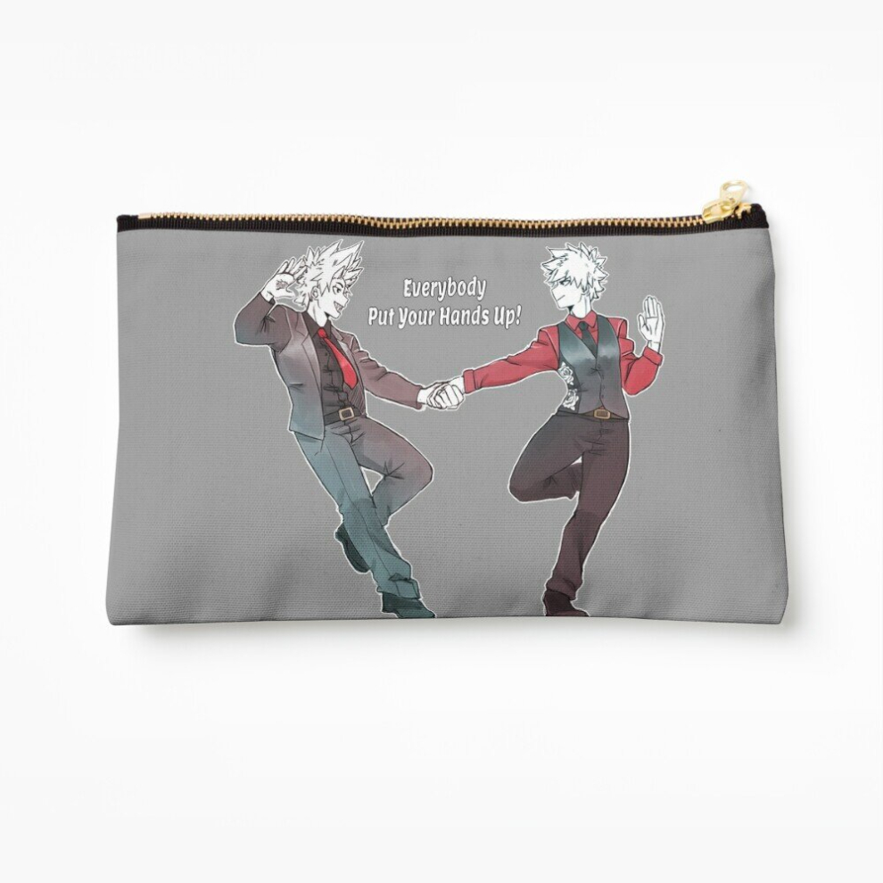 Whibos Makeup Bag Kiribaku - Dance Cosmetic Organizer Tyvek Paper Bags Zipper Pouch