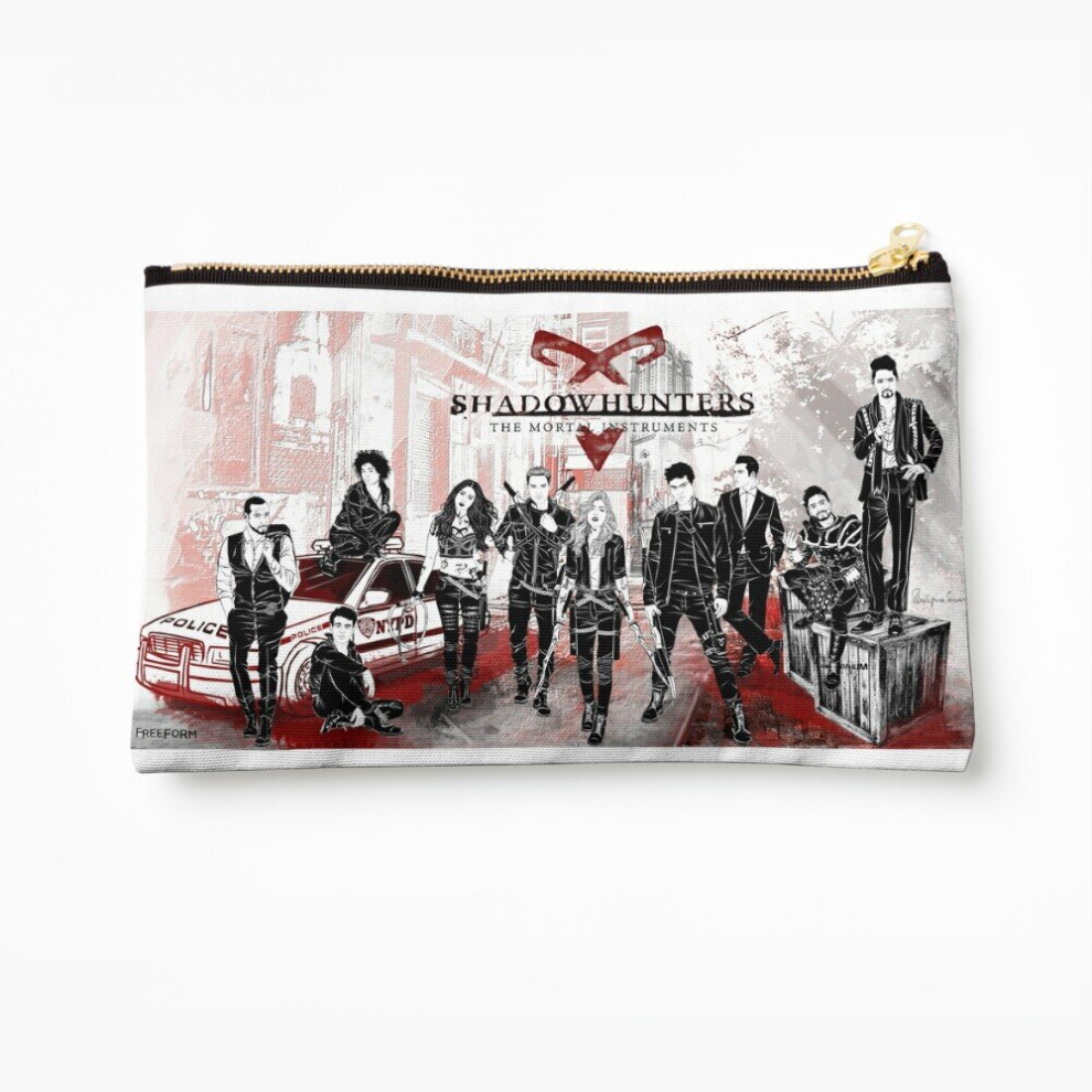 Whibos Makeup Bag Shadowhunters Poster. Cosmetic Organizer Tyvek Paper Bags Zipper Pouch
