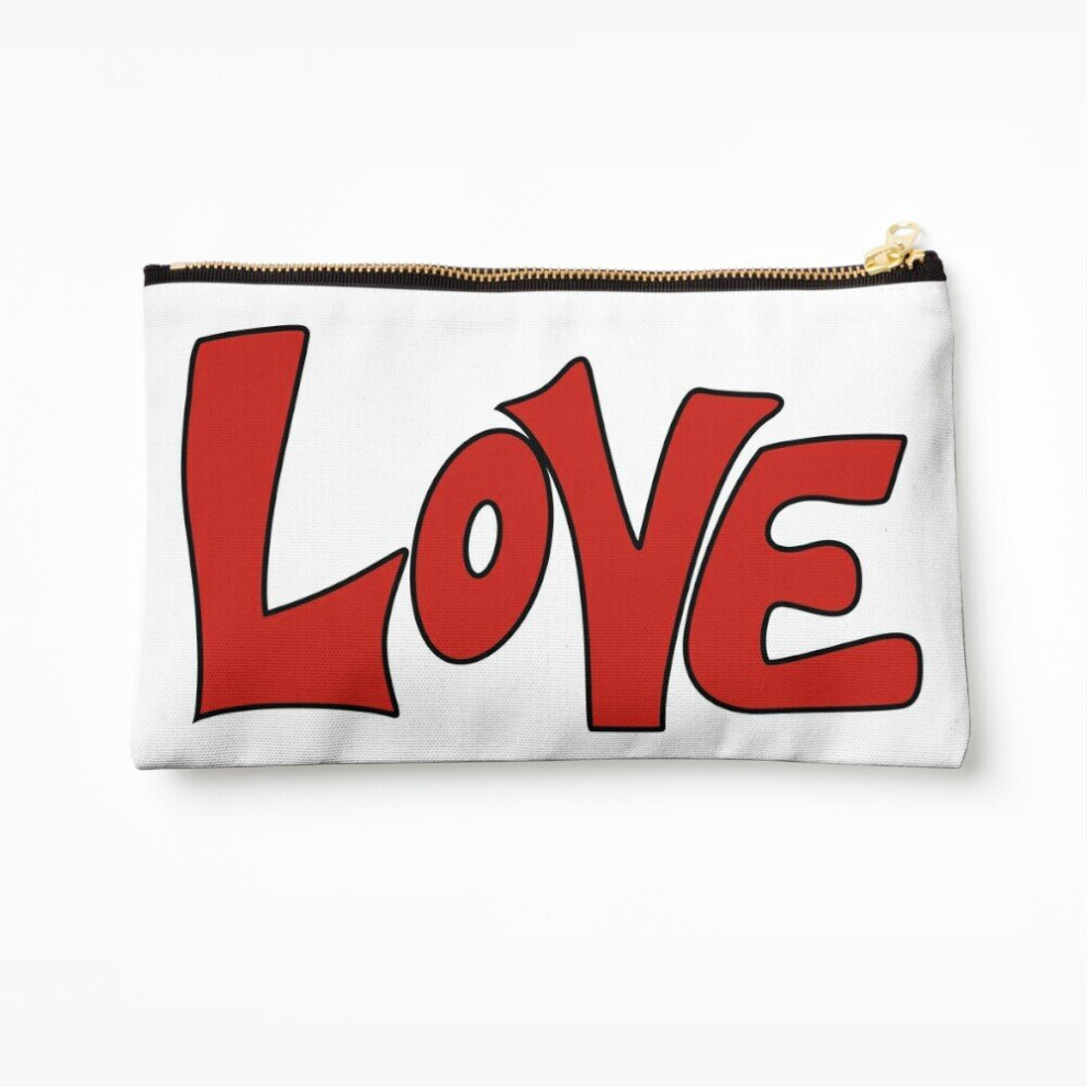 Whibos Makeup Bag Spread The Love Everyday! Cosmetic Organizer Tyvek Paper Bags Zipper Pouch