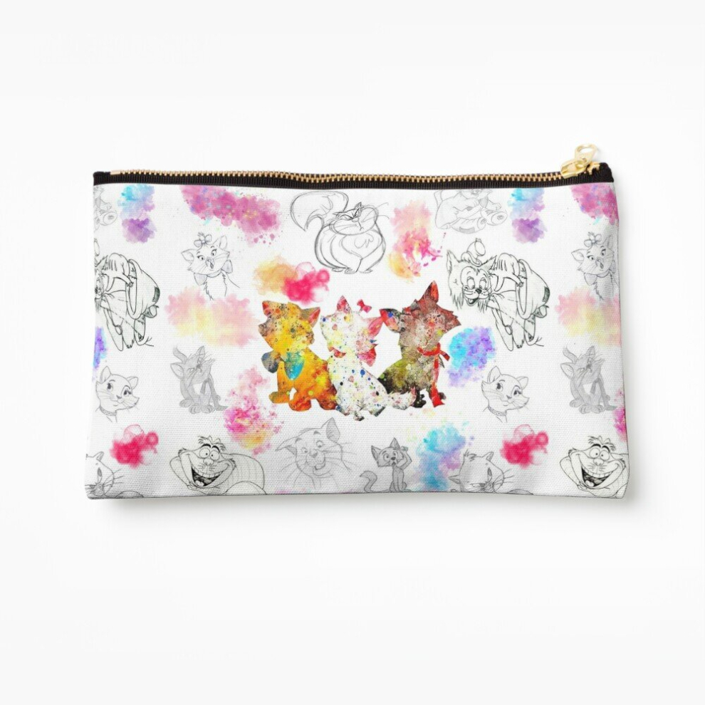 Whibos Makeup Bag Cats! Cosmetic Organizer Tyvek Paper Bags Zipper Pouch
