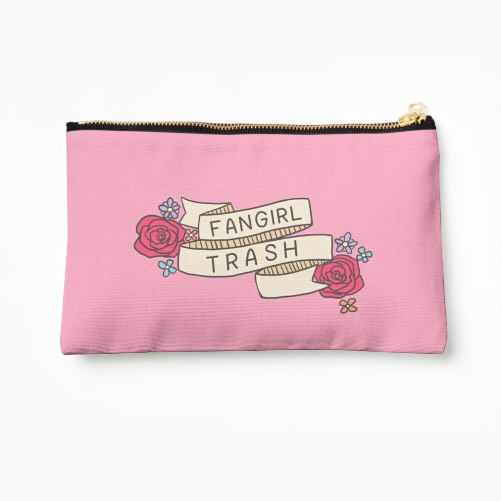 Whibos Makeup Bag Fangirl Trash Cosmetic Organizer Tyvek Paper Bags Zipper Pouch