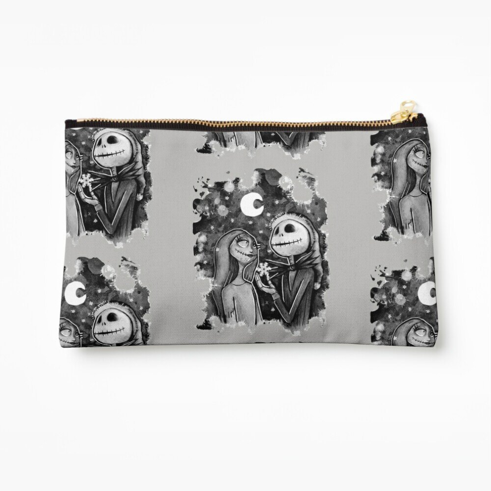 Whibos Makeup Bag Nightmare Before Christmas Cosmetic Organizer Tyvek Paper Bags Zipper Pouch