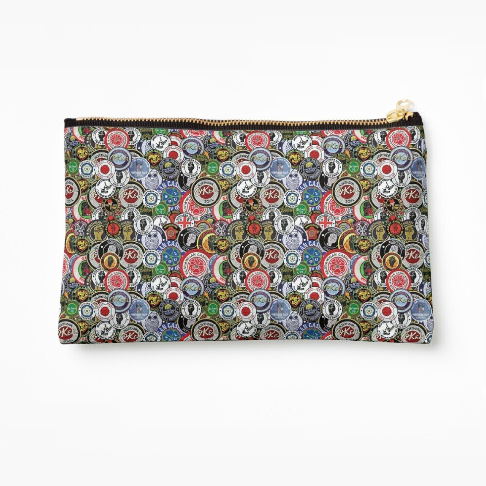 Whibos Makeup Bag Northern Soul Patches Okeh Wigan Pier Keep The Faith Cosmetic Organizer Tyvek Paper Bags Zipper Pouch