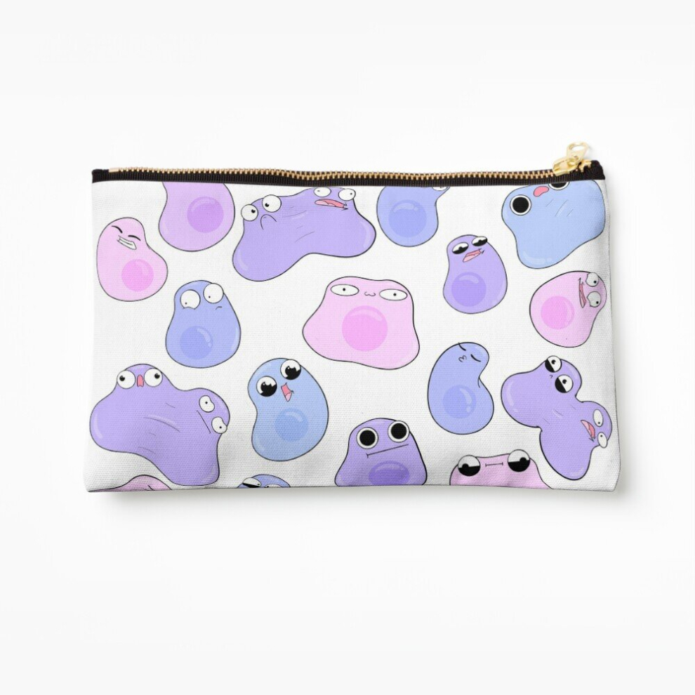 Whibos Makeup Bag Mosaic Mitosis Cosmetic Organizer Tyvek Paper Bags Zipper Pouch