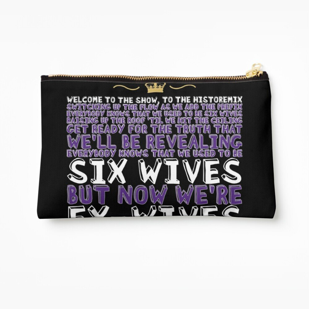 Whibos Makeup Bag Six The Musical (We-Re Six) Cosmetic Organizer Tyvek Paper Bags Zipper Pouch
