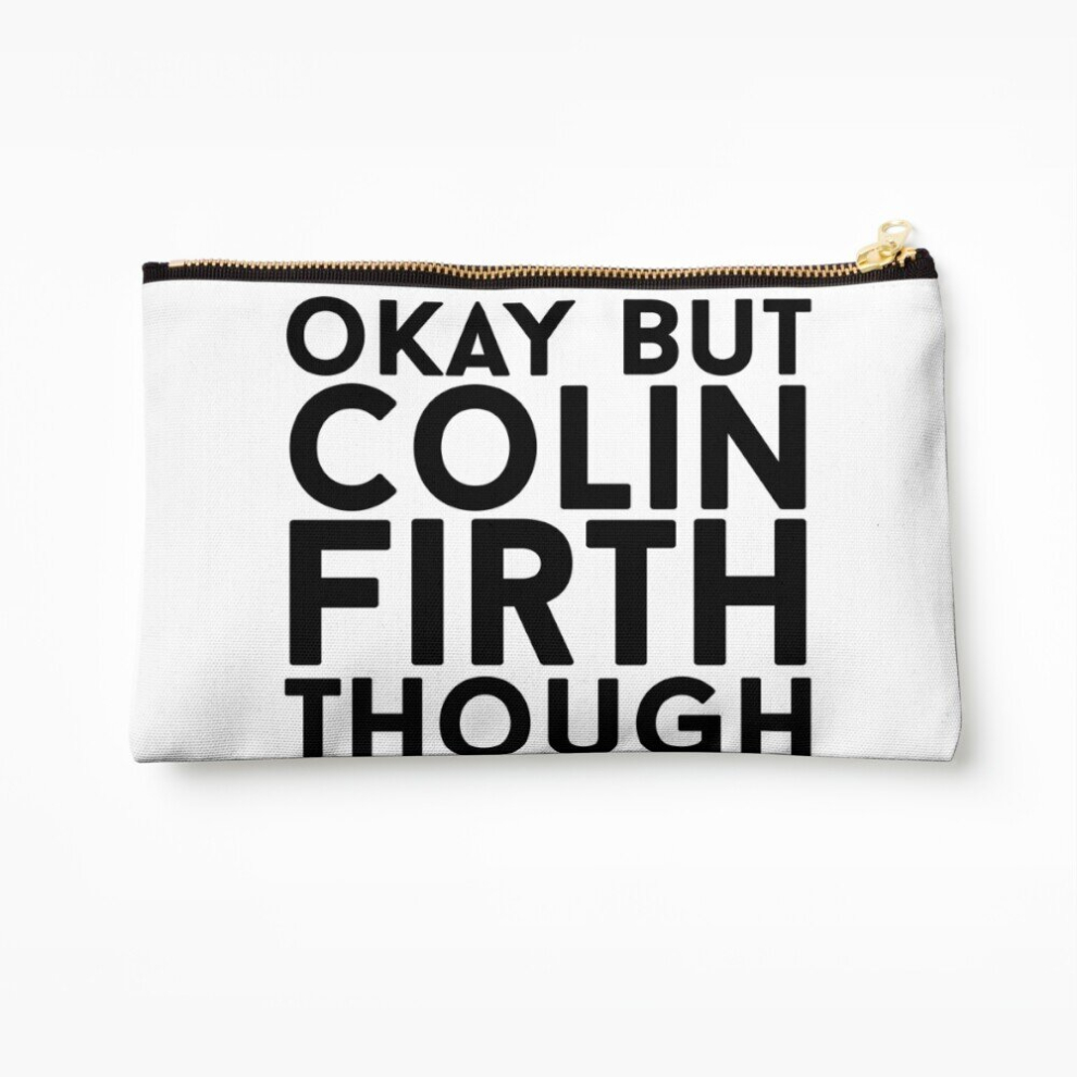 Whibos Makeup Bag Colin Firth Cosmetic Organizer Tyvek Paper Bags Zipper Pouch