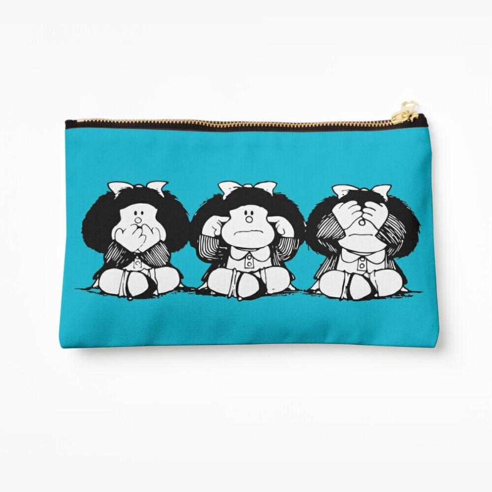 Whibos Makeup Bag Mafalda X Cosmetic Organizer Tyvek Paper Bags Zipper Pouch