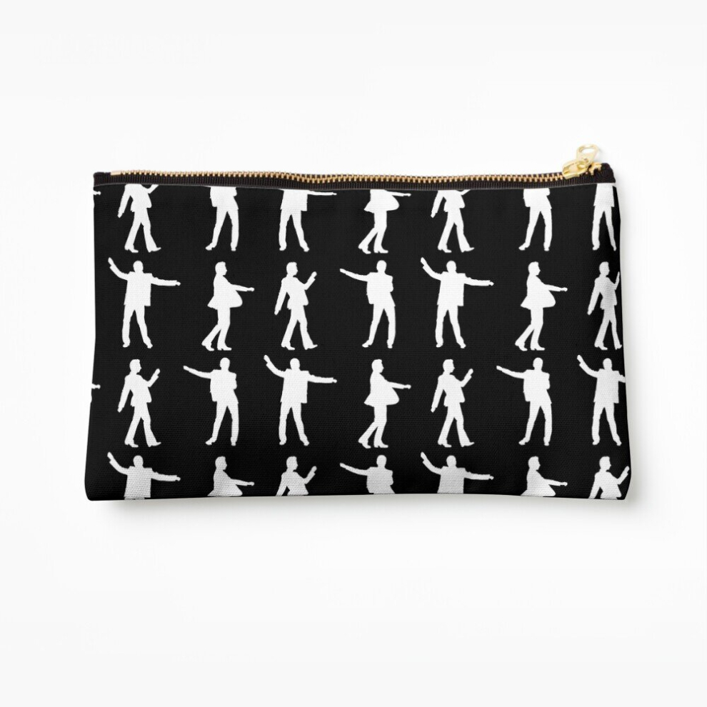 Whibos White Makeup Bag Dancing Dave Cosmetic Organizer Tyvek Paper Bags Zipper Pouch
