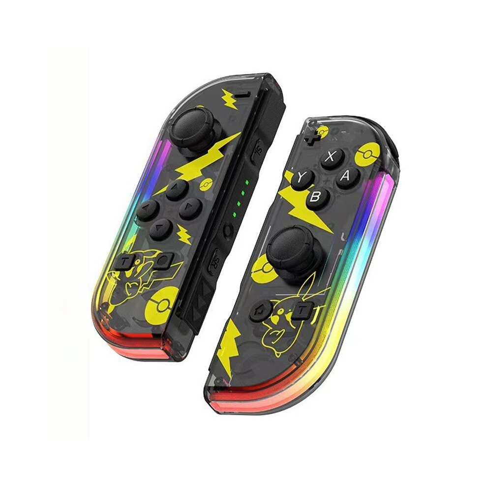 (Pikachu) Wireless Controller For Nintendo Switch, OLED, Lite Gamepad Joystick (L/R) With RGB Right