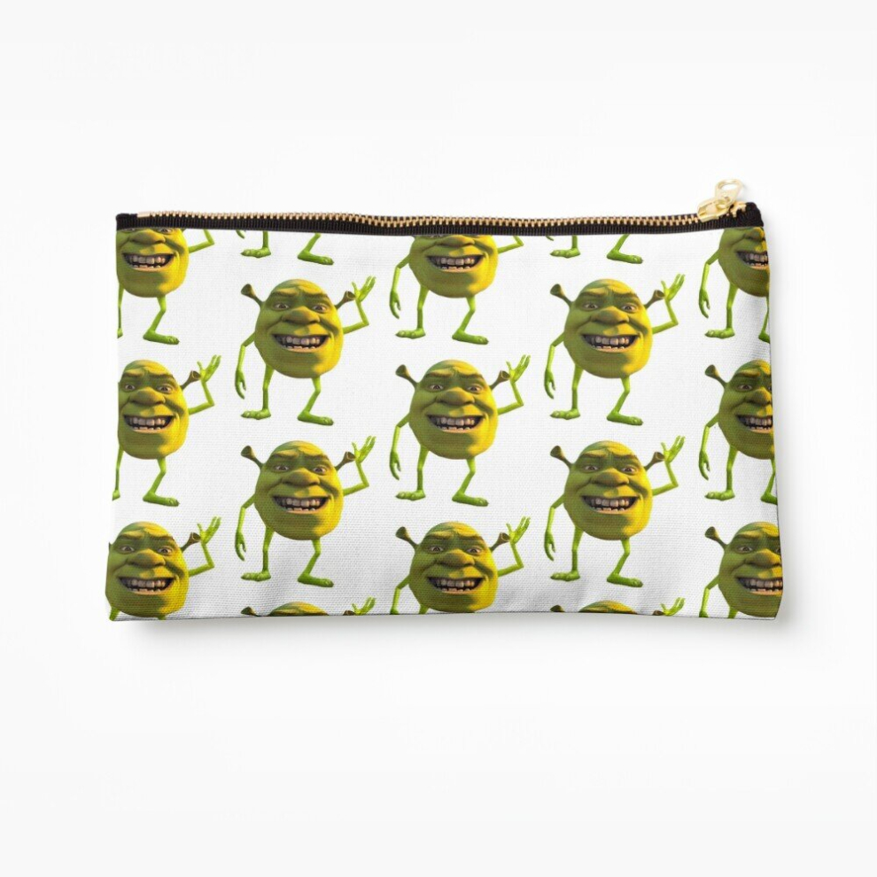 Whibos Makeup Bag Shrek Wazowski Cosmetic Organizer Tyvek Paper Bags Zipper Pouch