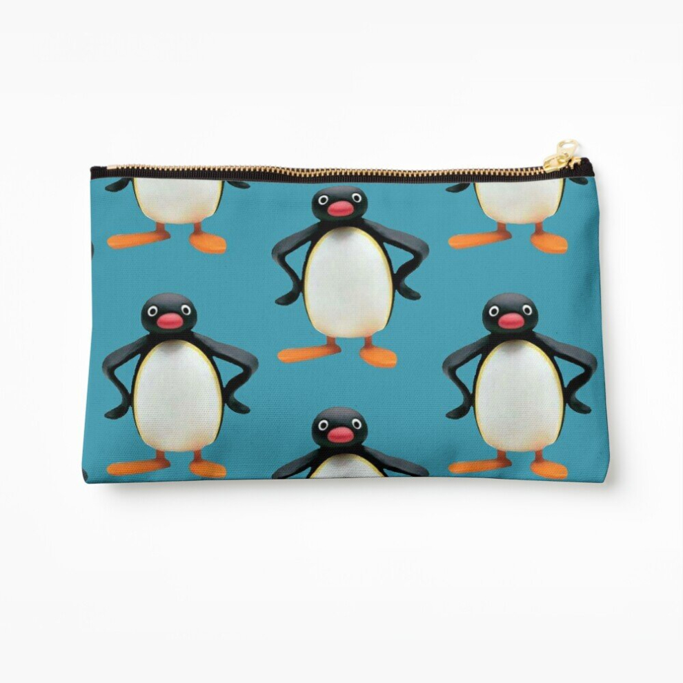 Whibos Makeup Bag Angry Pingu New Official Merch Cosmetic Organizer Tyvek Paper Bags Zipper Pouch