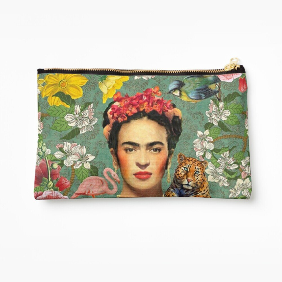 Whibos Makeup Bag Tiger Small And Woman Cosmetic Organizer Tyvek Paper Bags Zipper Pouch