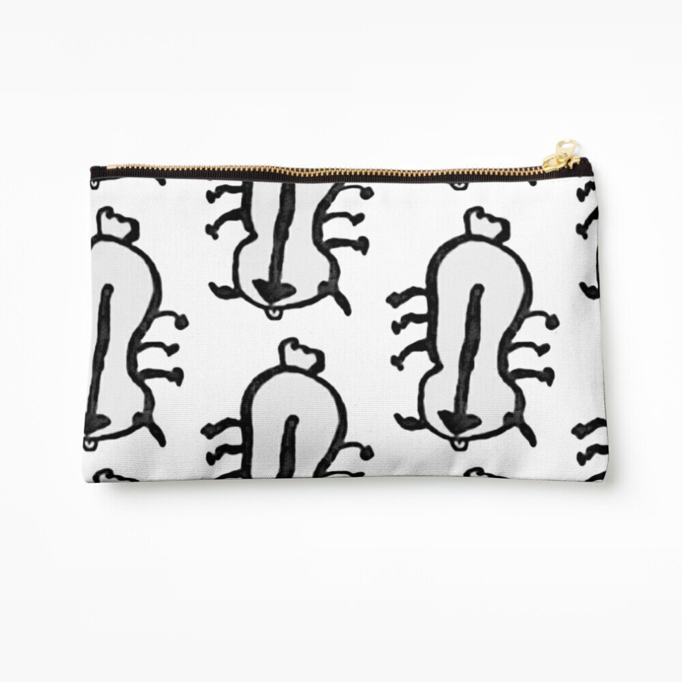 Whibos Makeup Bag Avatar: The Last Airbender / Sokka's Drawing / Appa Cosmetic Organizer Tyvek Paper Bags Zipper Pouch