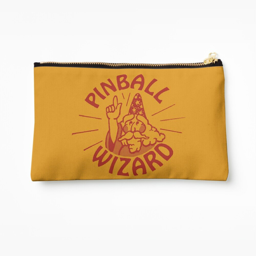 Whibos Makeup Bag Pinball Wizard Cosmetic Organizer Tyvek Paper Bags Zipper Pouch