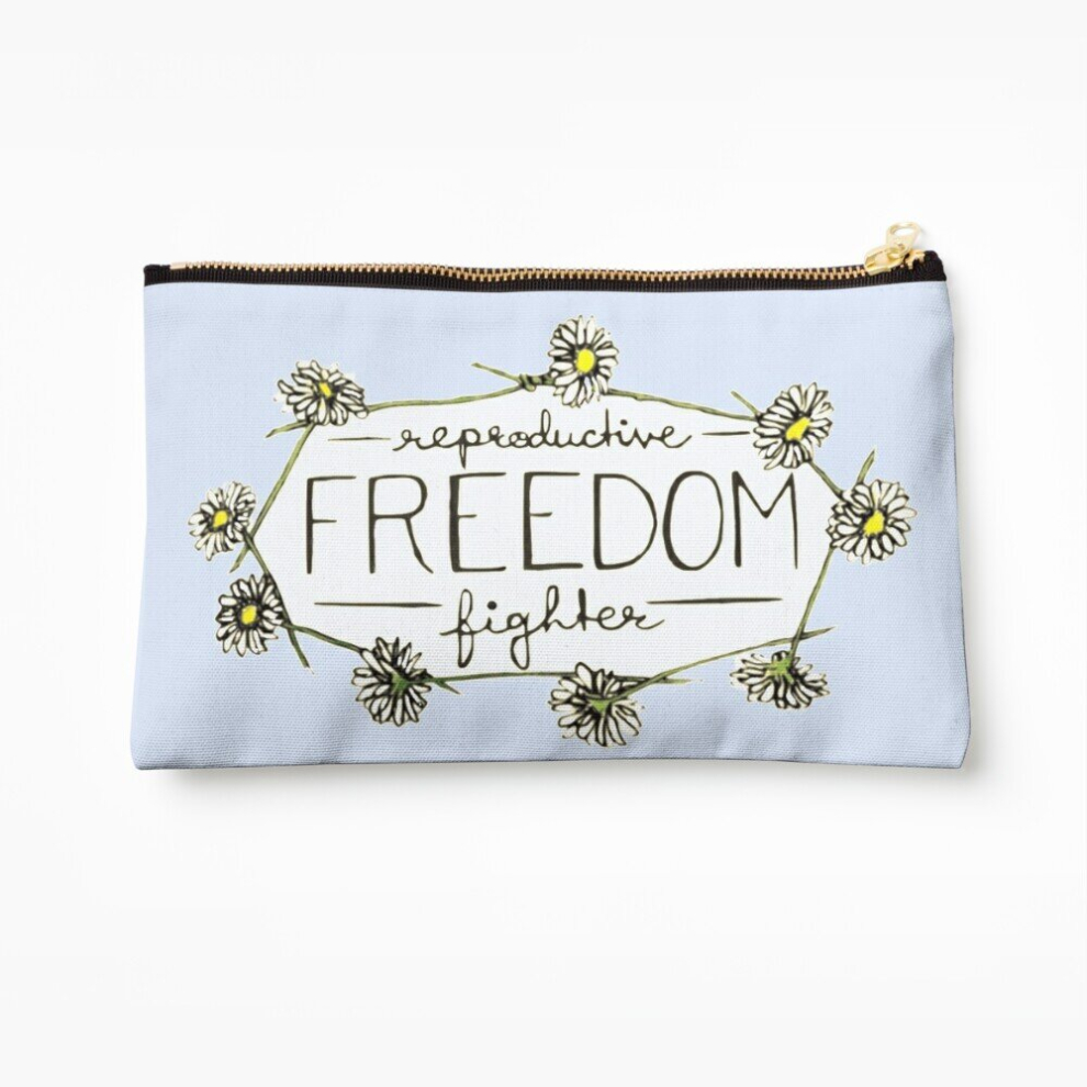 Whibos Makeup Bag Reproductive Freedom Fighter Cosmetic Organizer Tyvek Paper Bags Zipper Pouch