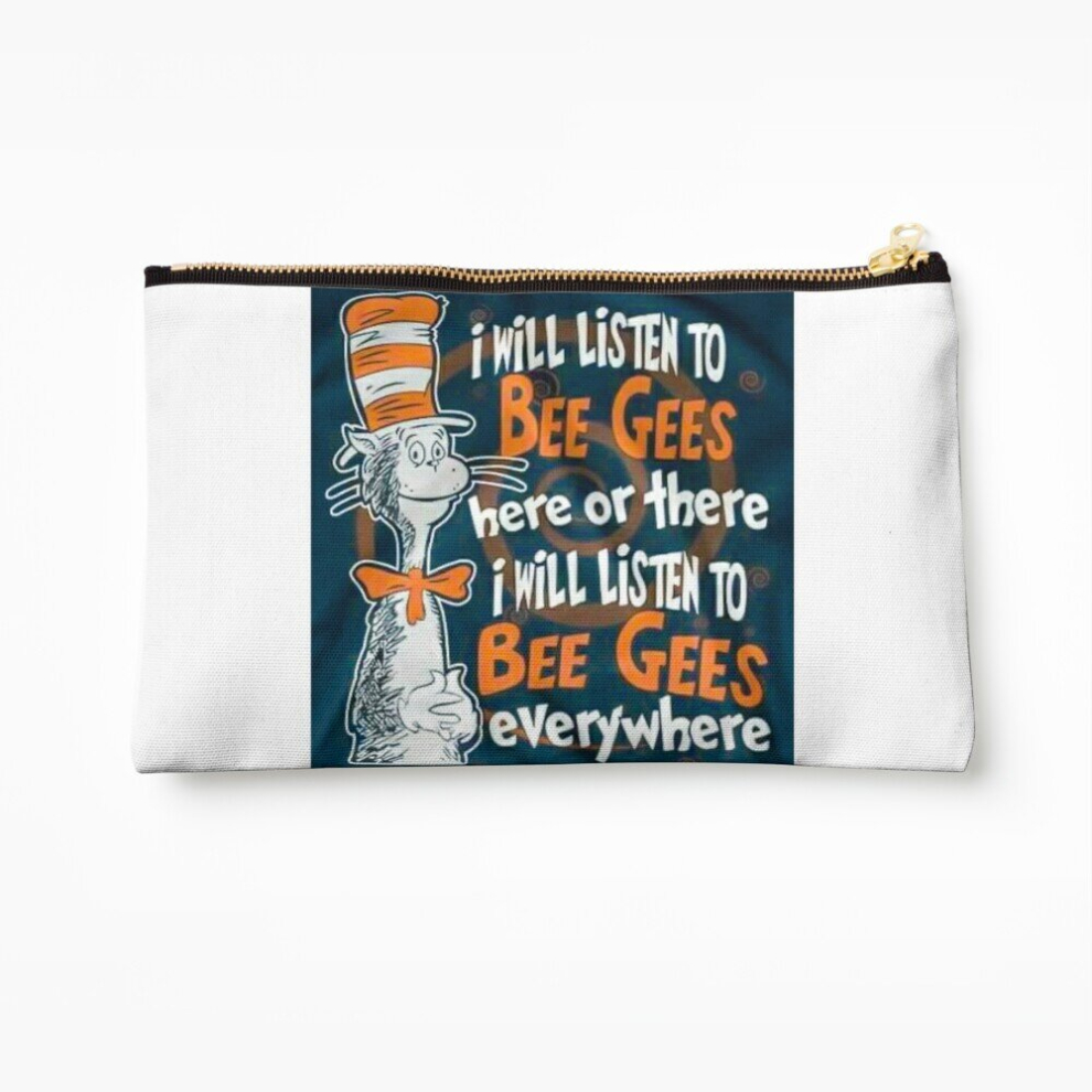 Whibos Makeup Bag Bee Gees Everywhere Cosmetic Organizer Tyvek Paper Bags Zipper Pouch