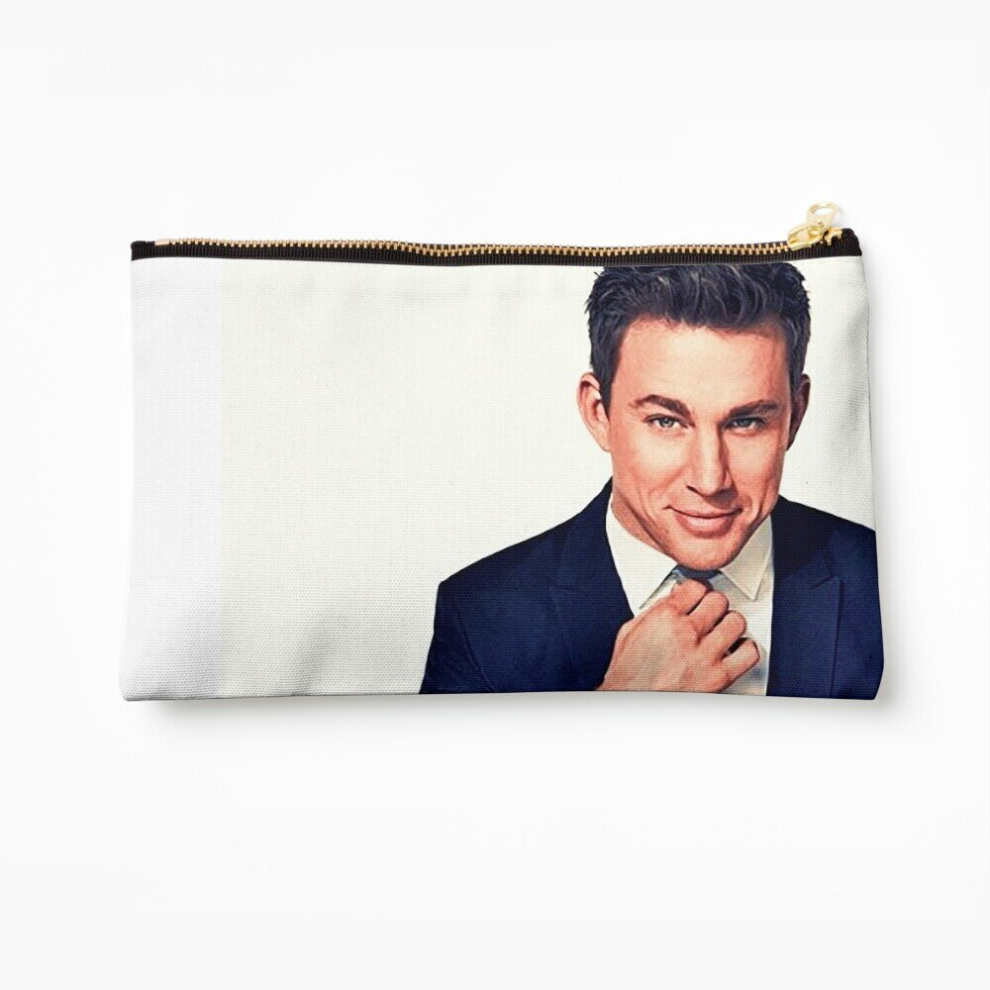 Whibos Makeup Bag Channing Tatum Cosmetic Organizer Tyvek Paper Bags Zipper Pouch