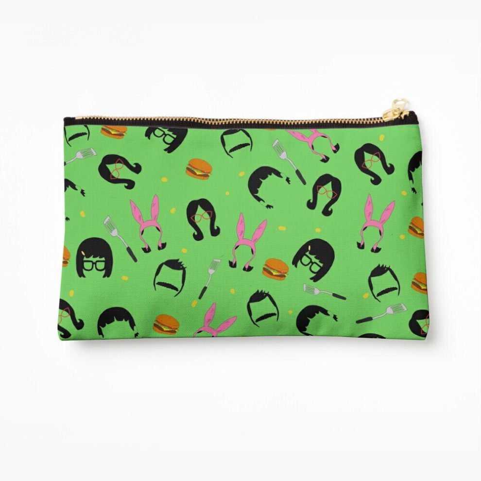 Whibos Makeup Bag Belcher Pattern Cosmetic Organizer Tyvek Paper Bags Zipper Pouch