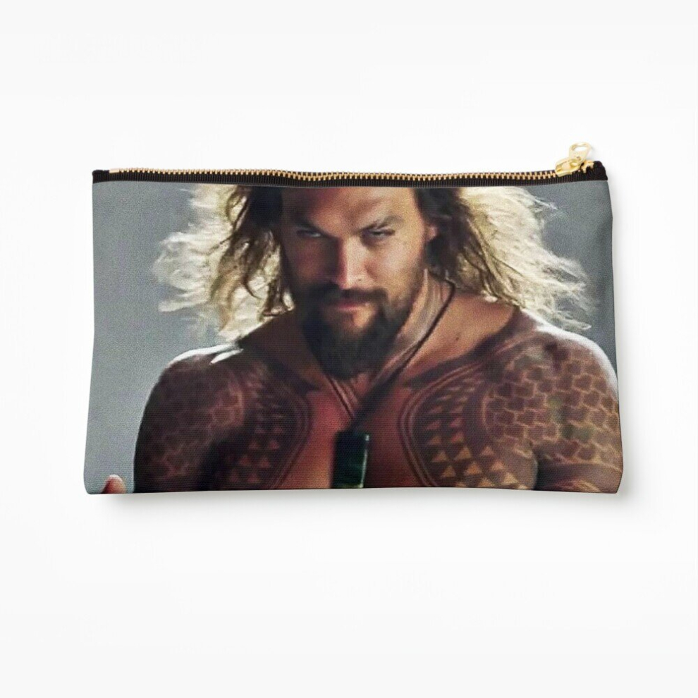 Whibos Makeup Bag Jason Momoa Cosmetic Organizer Tyvek Paper Bags Zipper Pouch