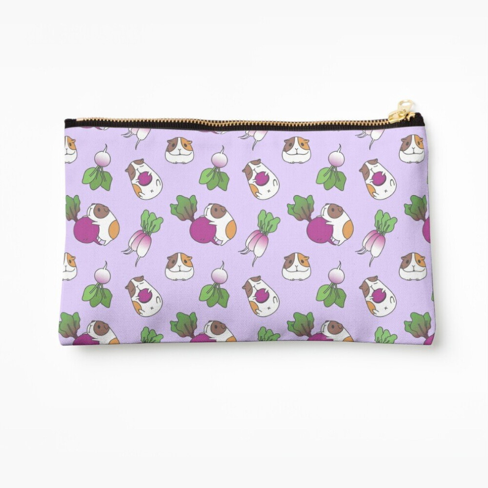 Whibos Makeup Bag Guinea Pig Pattern Cosmetic Organizer Tyvek Paper Bags Zipper Pouch