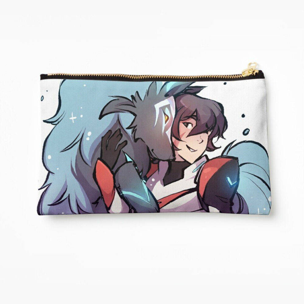 Whibos Makeup Bag Cosmic Wolf Cosmetic Organizer Tyvek Paper Bags Zipper Pouch