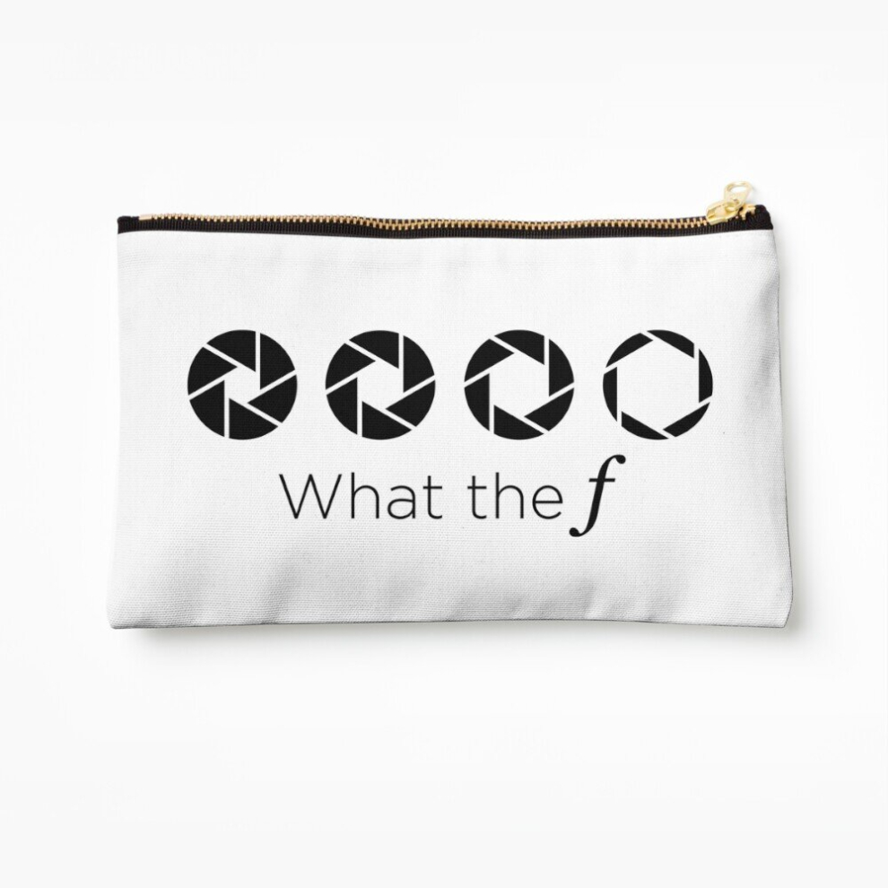 Whibos Makeup Bag What The F Cosmetic Organizer Tyvek Paper Bags Zipper Pouch